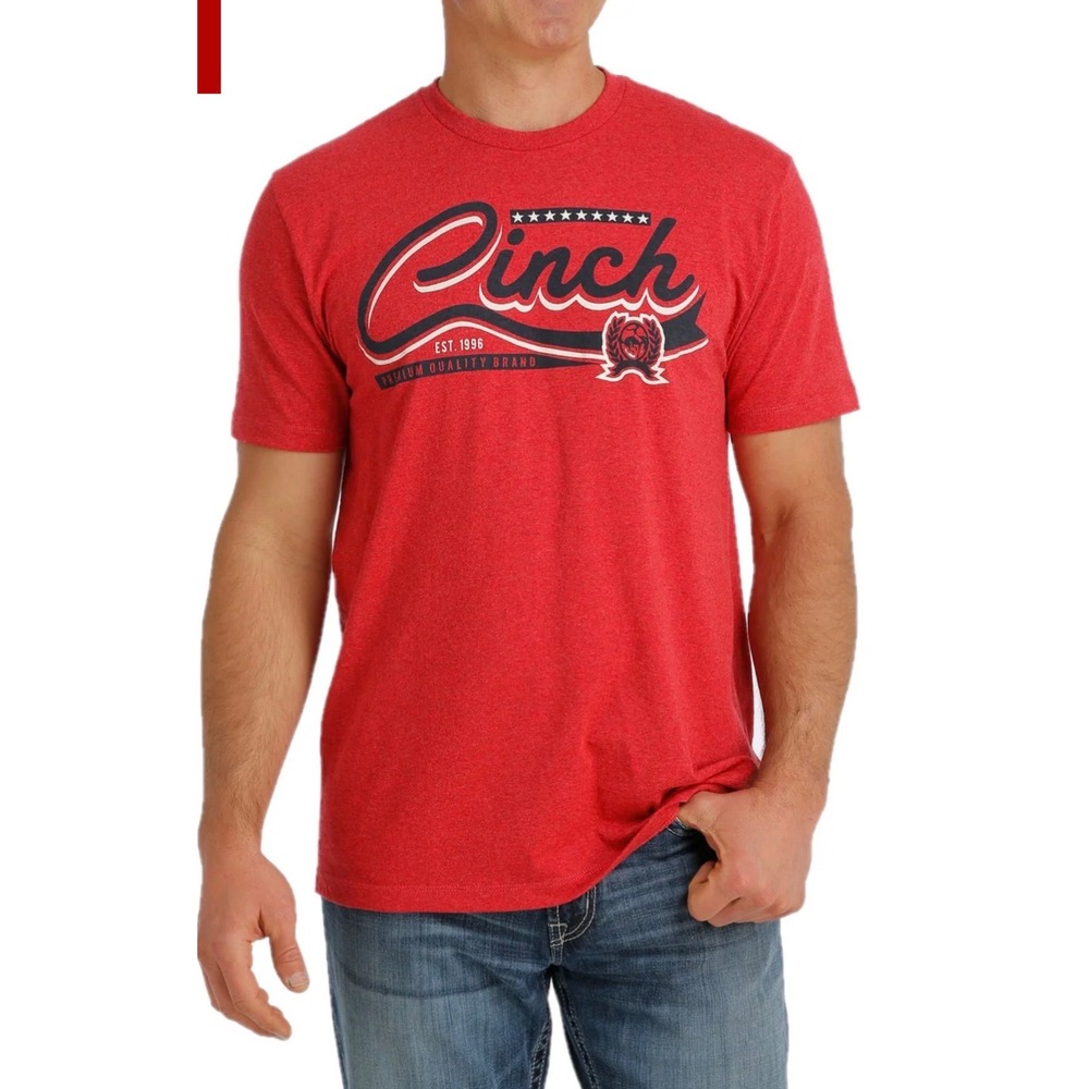 Cinch Tshirt Short Sleeve Western Graphic Logo Men's Size XL Casual